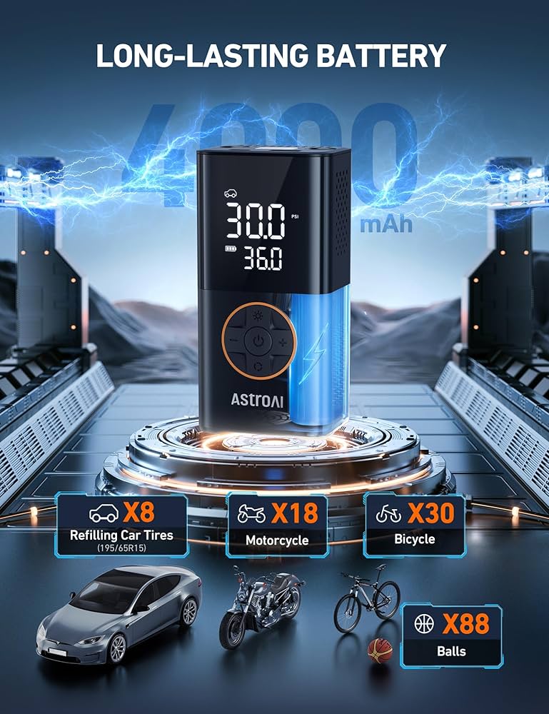 An application scenario or product detail of astroai l7 tire inflator - Image 12