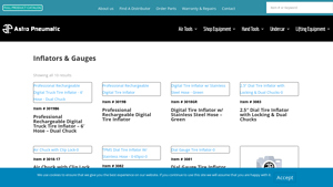 AstroTools - Professional Rechargeable Digital Tire Inflators