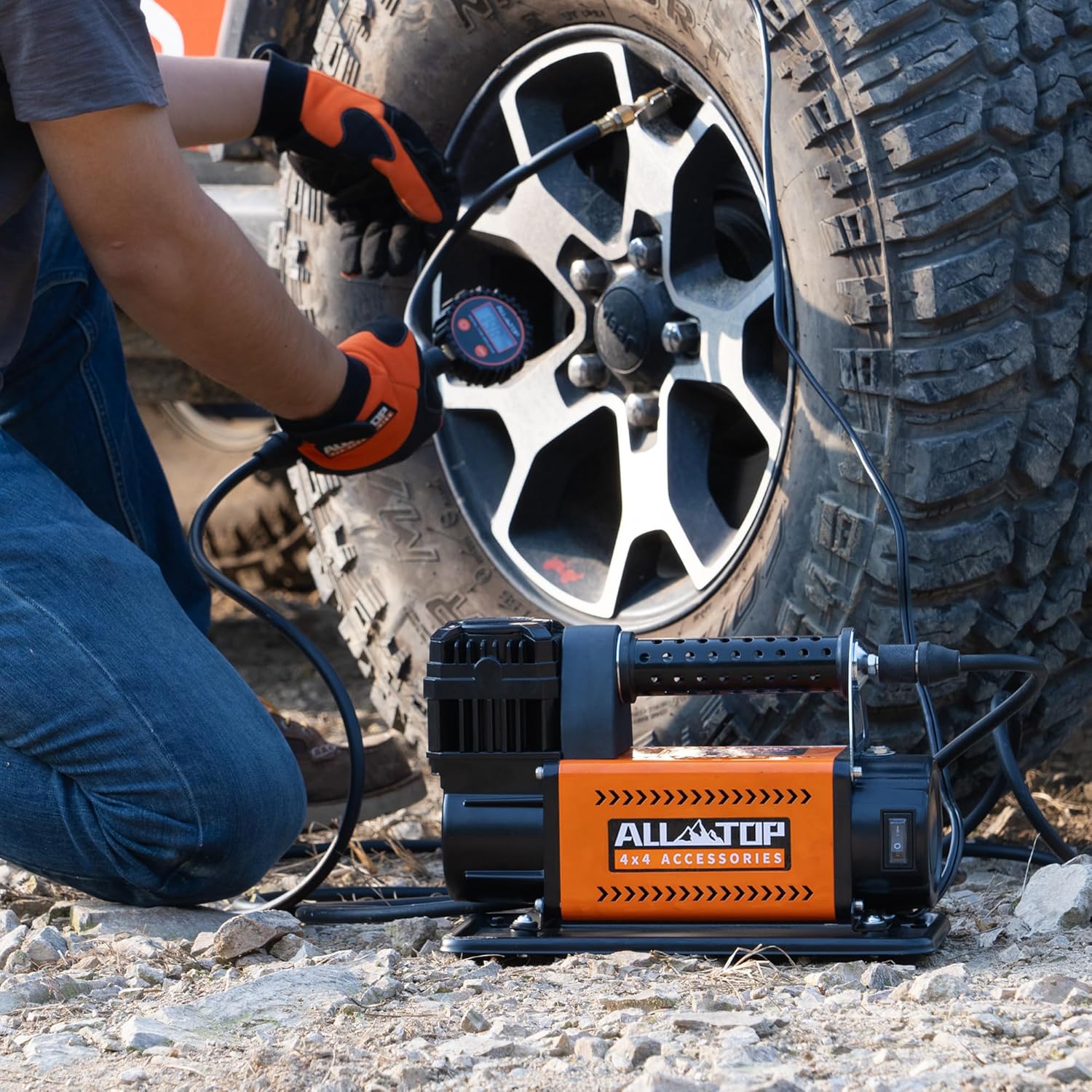 An application scenario or product detail of auto air compressor for tires - Image 23