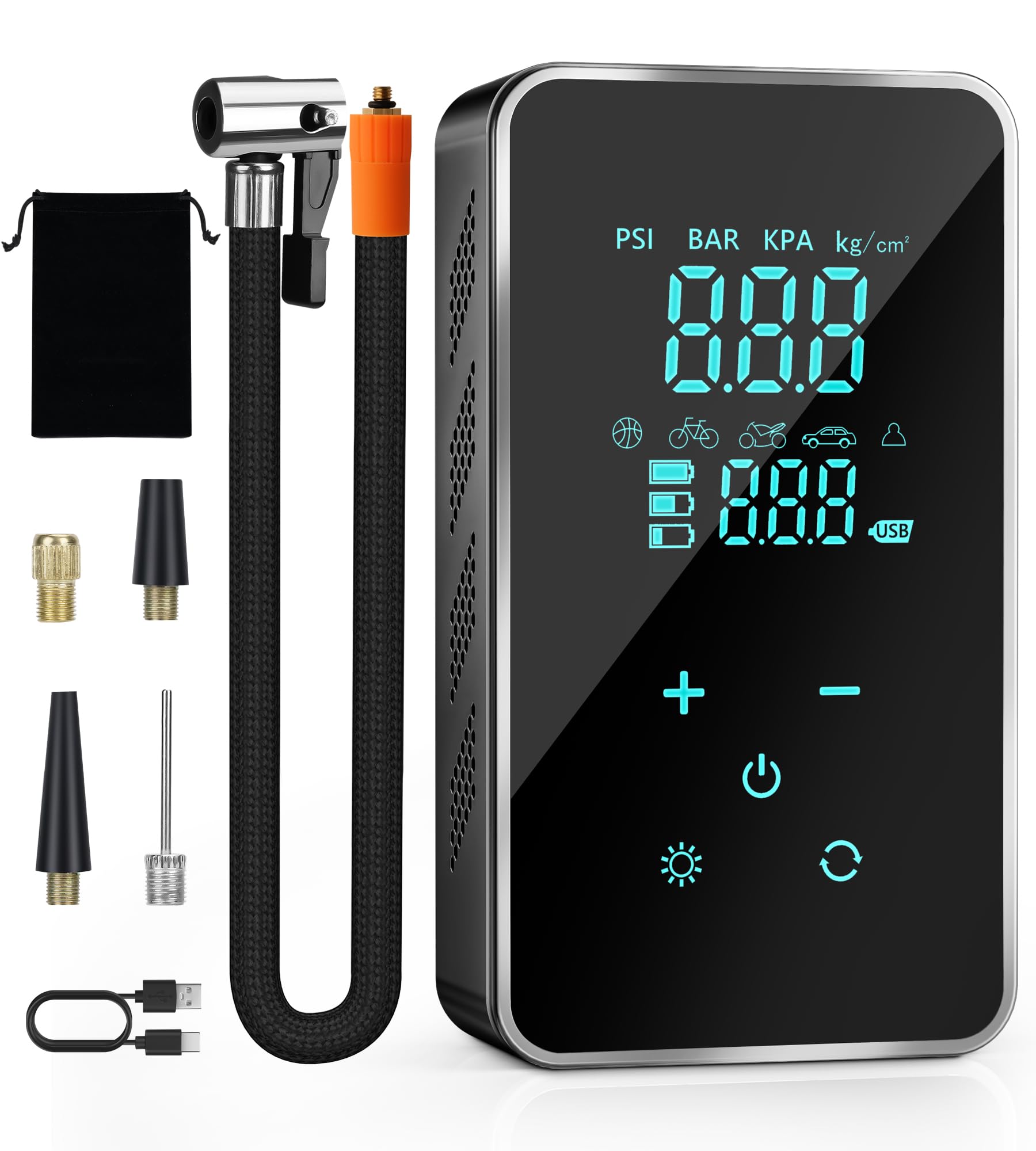 An application scenario or product detail of auto tire pump portable - Image 16