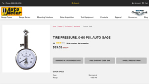 Autometer - Tire Pressure Gauge