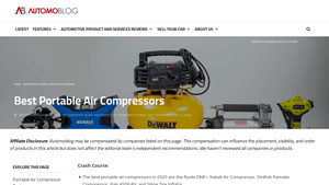 Ryobi - Best Portable Air Compressor
