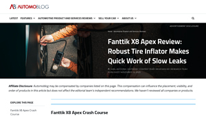 Fanttik - X8 Apex Tire Inflator