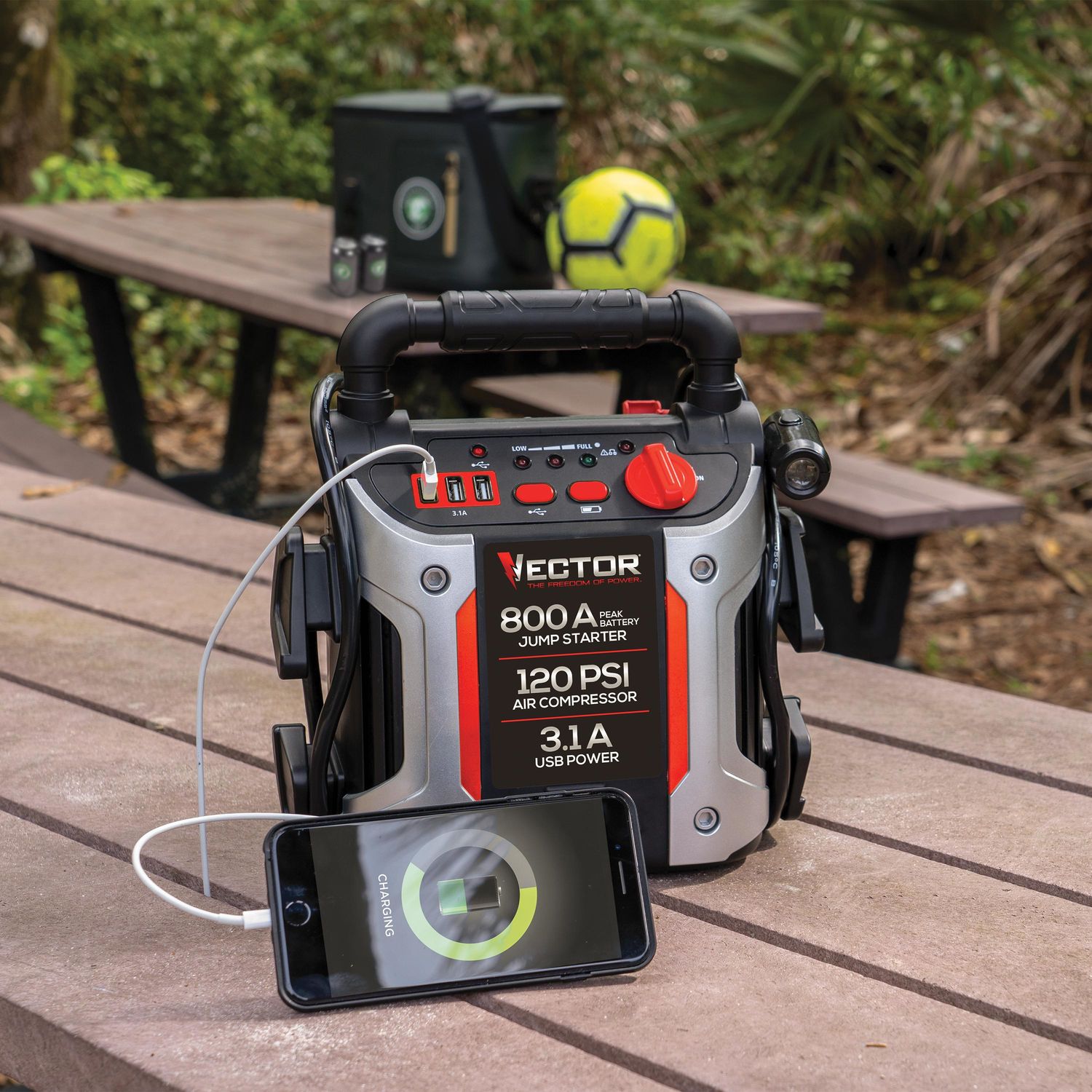 An application scenario or product detail of autozone jump starter with air compressor - Image 17