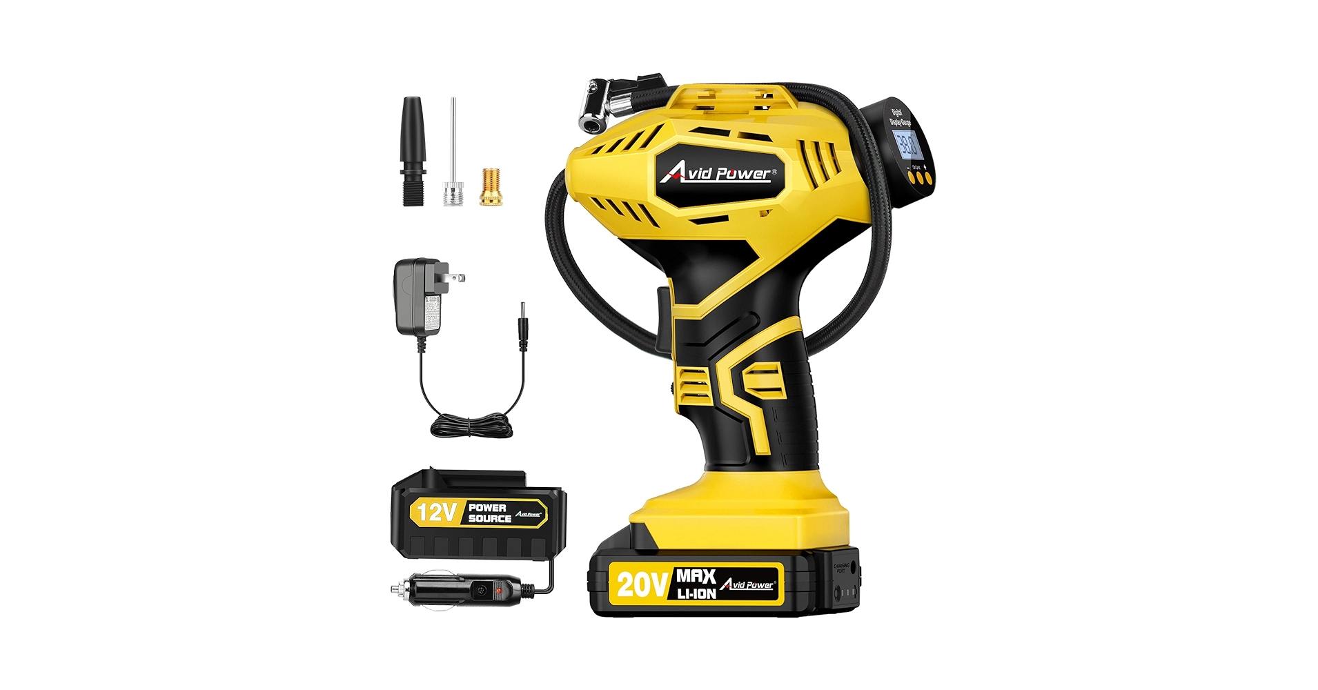 An application scenario or product detail of avid power tire inflator air compressor - Image 14