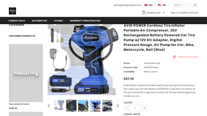 AVID POWER - Cordless Tire Inflator