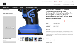 Avid Power - Cordless Tire Inflator