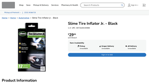 Bakers Plus - Slime Tire Inflator Jr.
