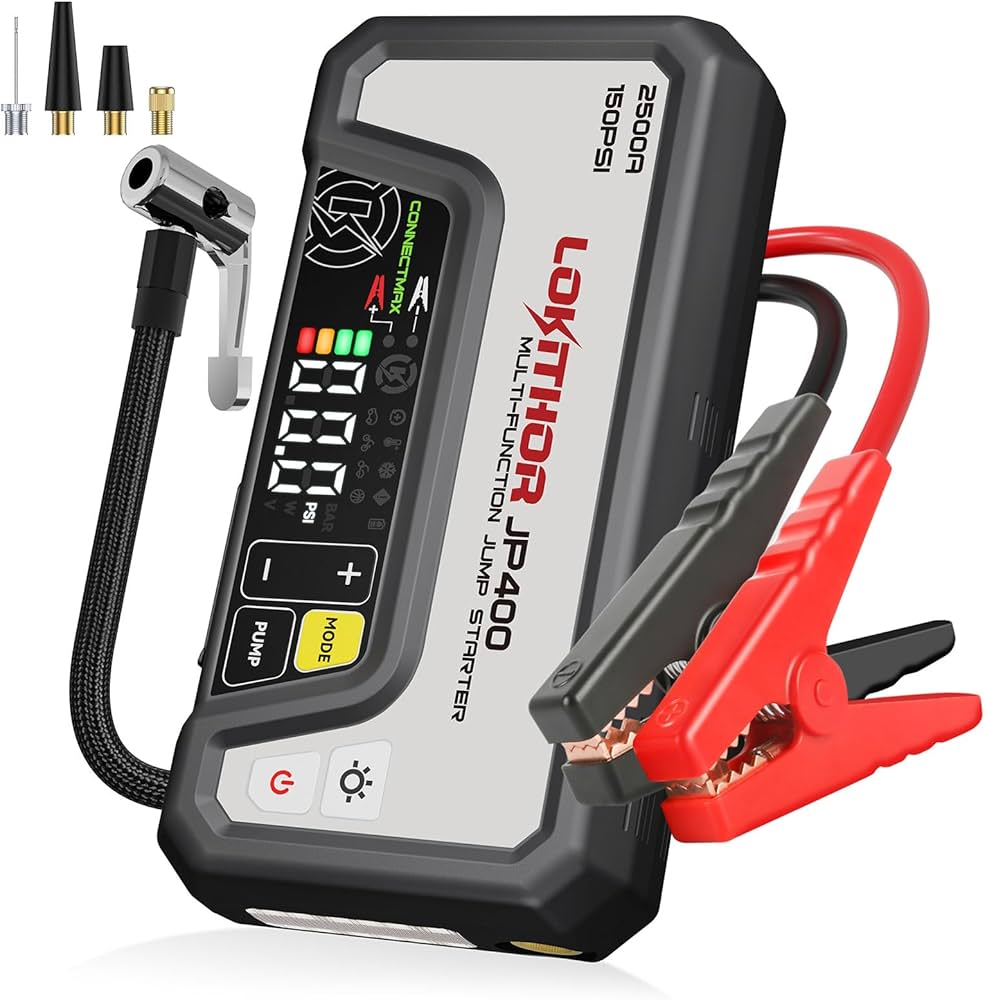 An application scenario or product detail of battery charger with tire inflator - Image 3