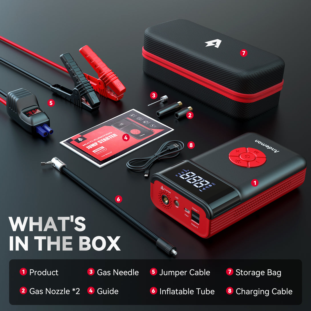 An application scenario or product detail of battery jumper tire inflator - Image 9