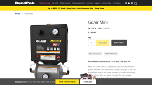 BendPak - GoAir Mini Air Compressor