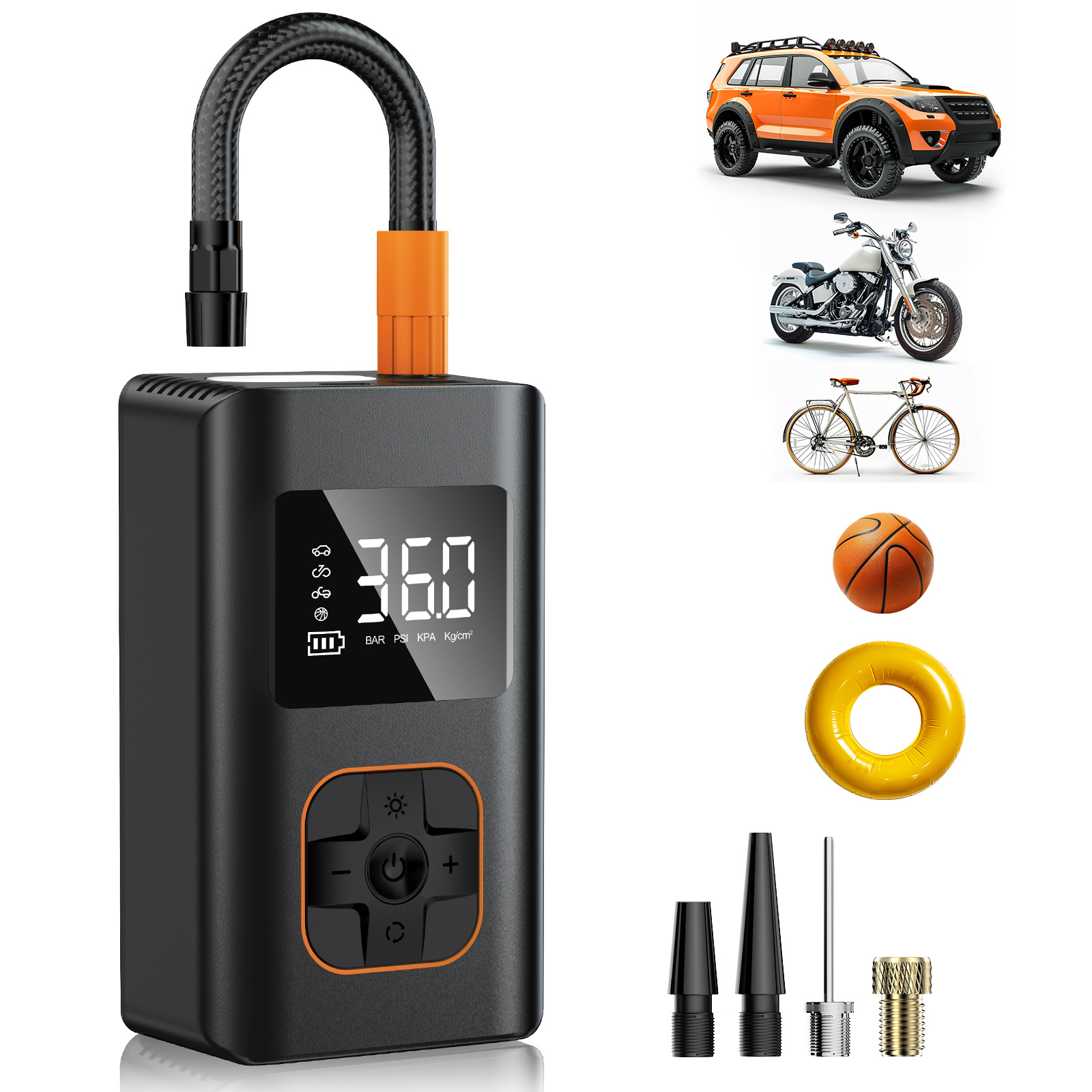 An application scenario or product detail of best air compressor for bicycle tires - Image 15