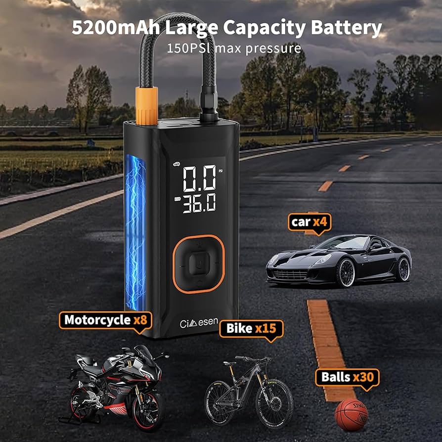 An application scenario or product detail of best air compressor for bike tires - Image 17