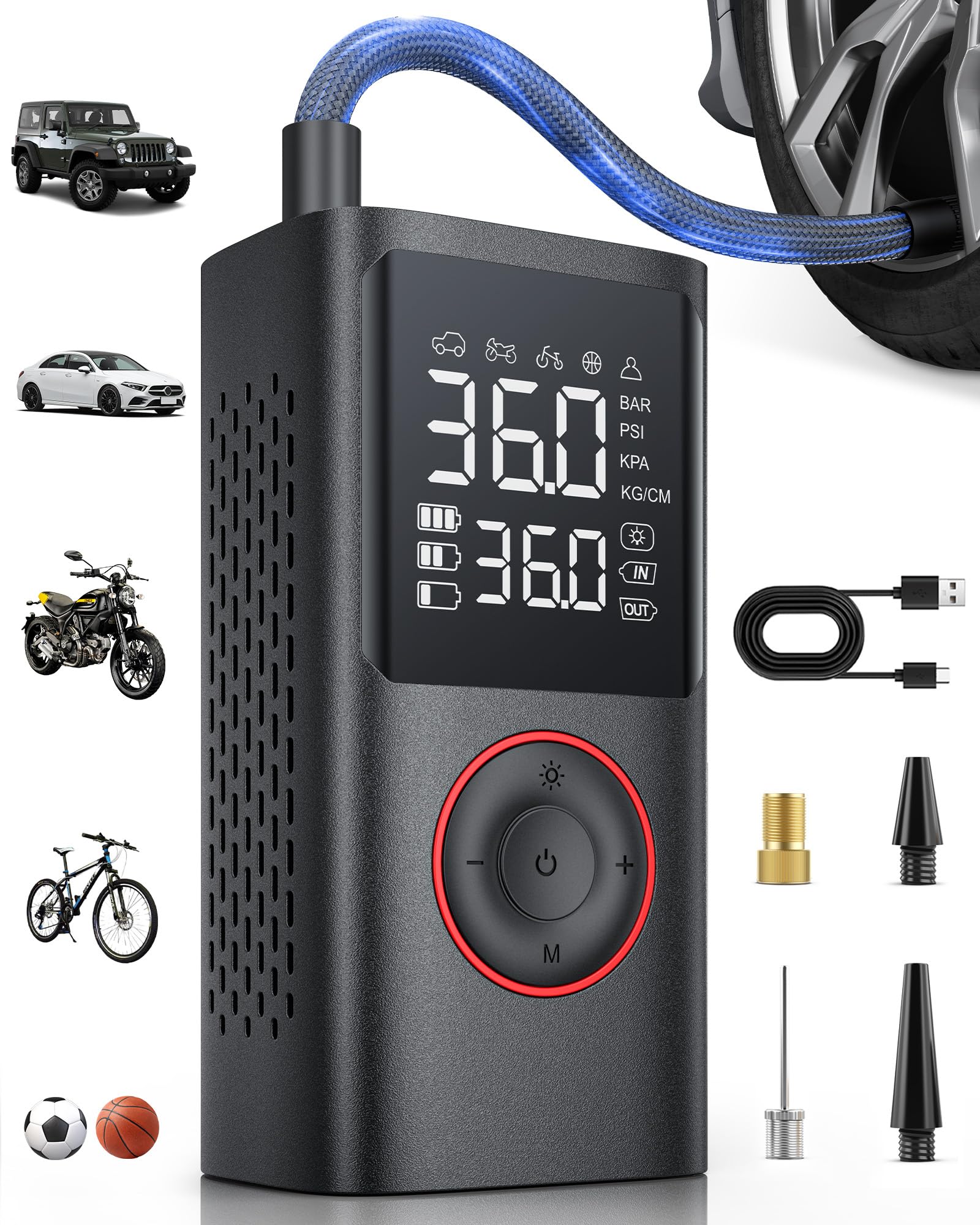 An application scenario or product detail of best air compressor for bike tires - Image 21