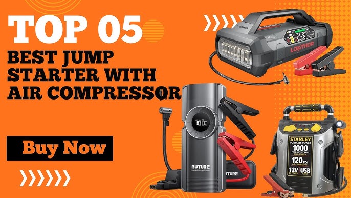 An application scenario or product detail of best portable tire inflator and jump starter - Image 10