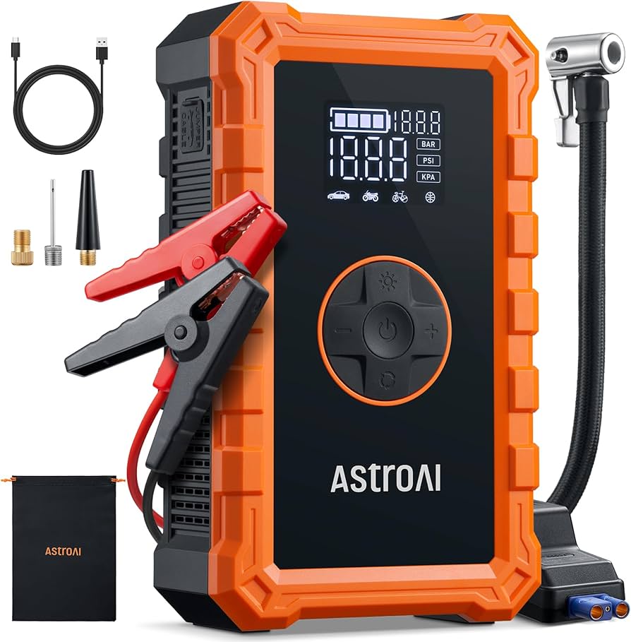 An application scenario or product detail of best portable tire inflator and jump starter - Image 13