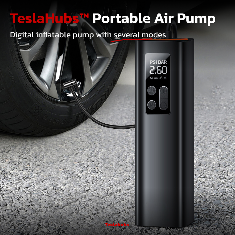 An application scenario or product detail of best portable tire inflator for tesla - Image 2