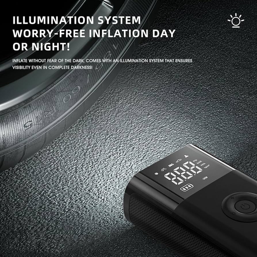 An application scenario or product detail of best portable tire inflator for tesla - Image 11