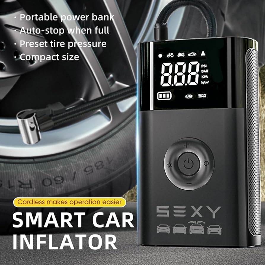 An application scenario or product detail of best portable tire inflator for tesla - Image 17