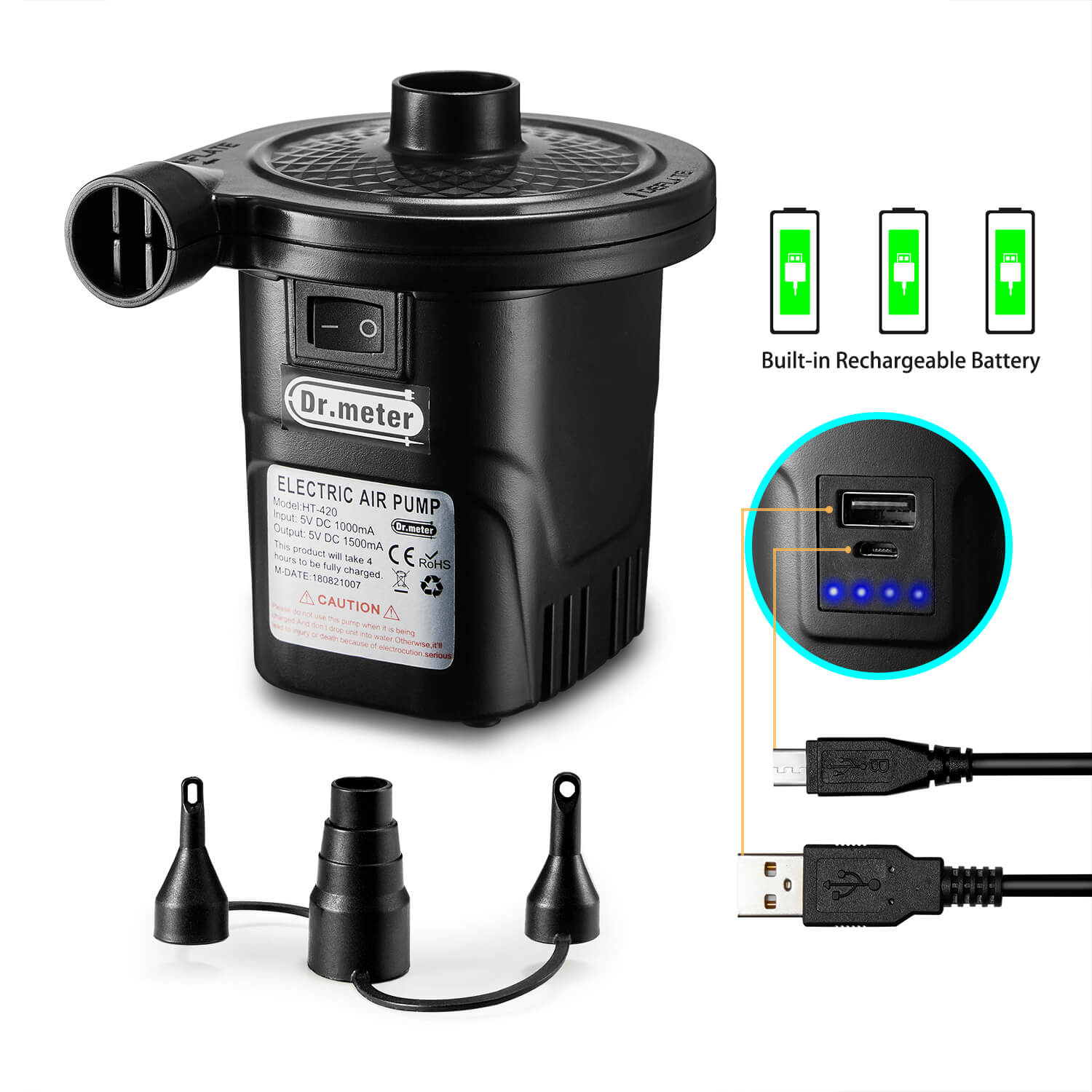 An application scenario or product detail of best rechargeable air pump - Image 3
