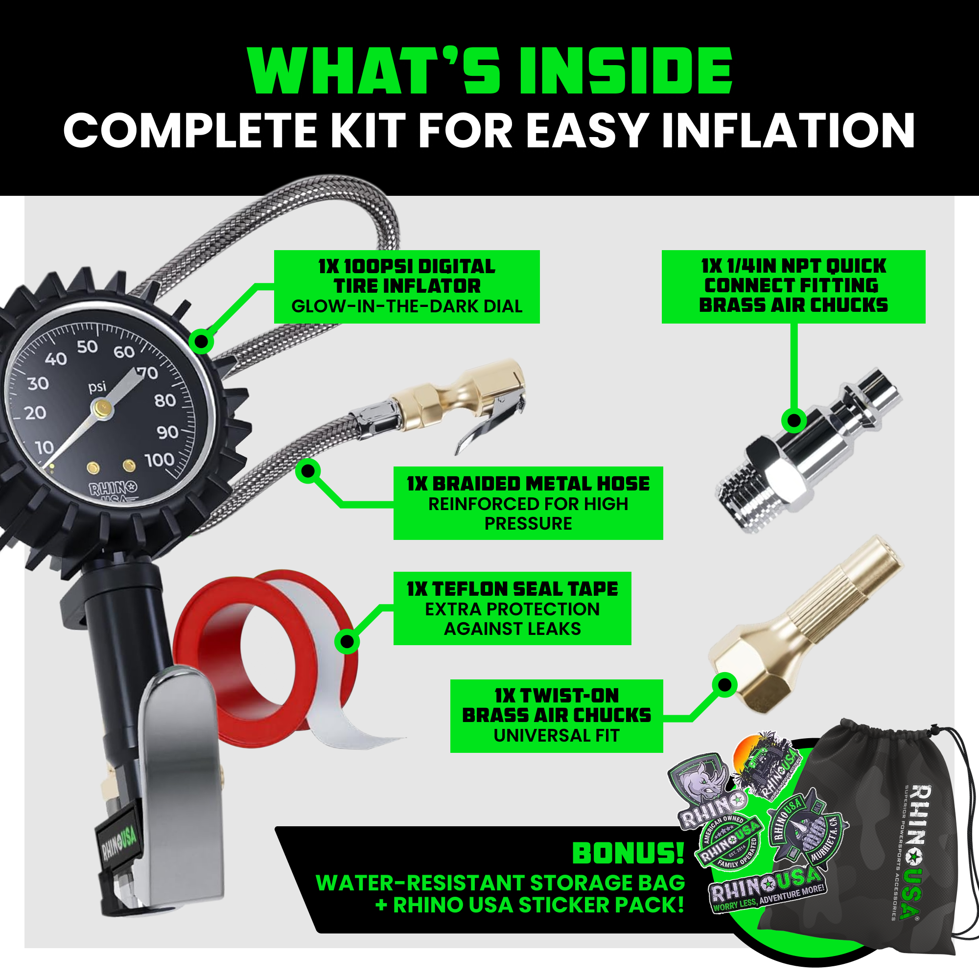 An application scenario or product detail of best tire inflator with gauge - Image 24