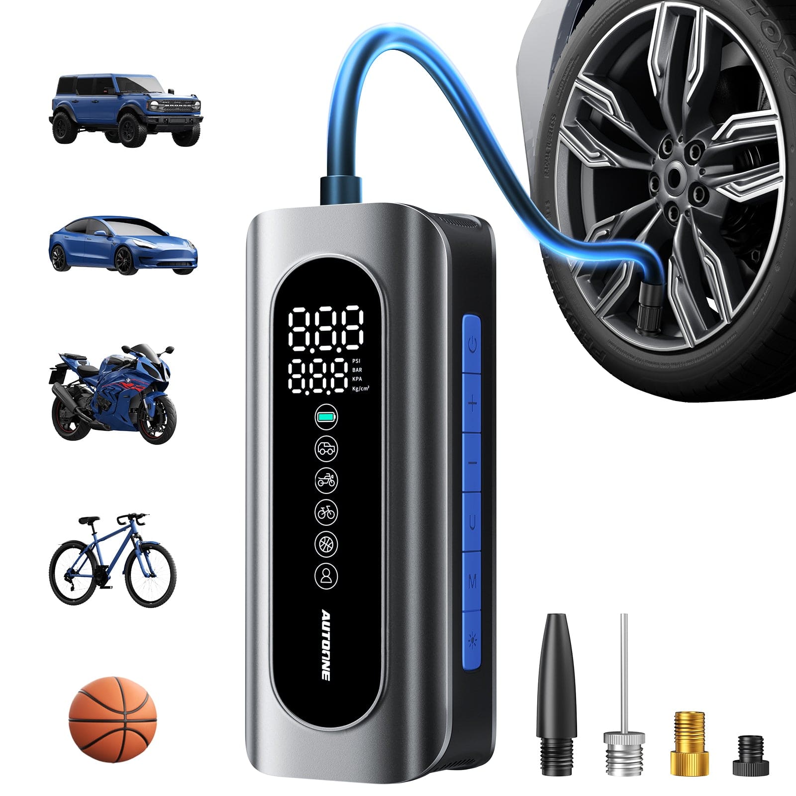 An application scenario or product detail of best tire pump for car - Image 14