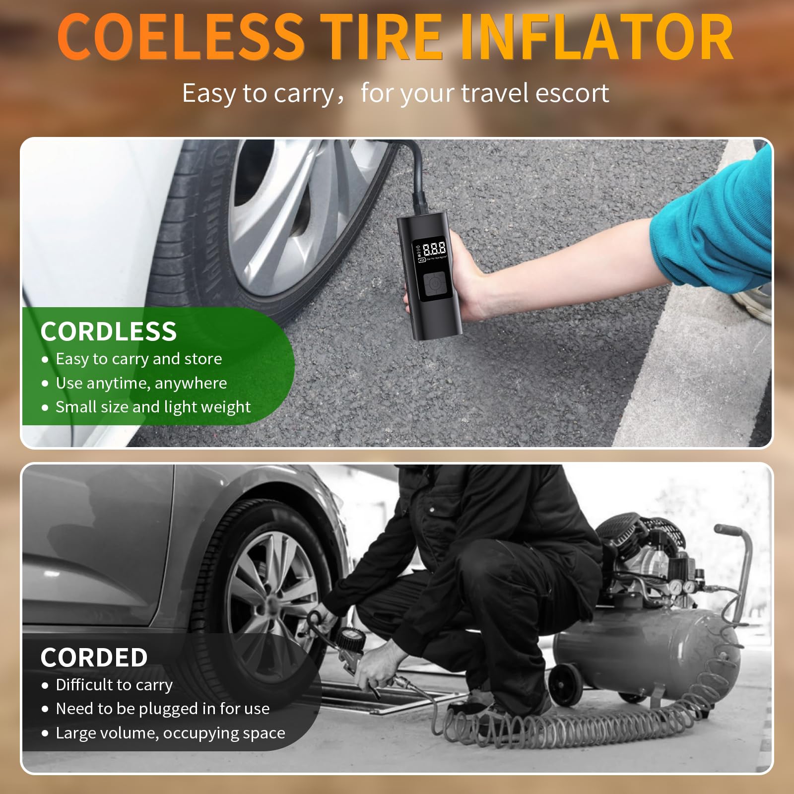 An application scenario or product detail of best tire pump for car - Image 20