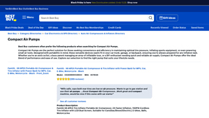 Best Buy - Compact Air Pumps