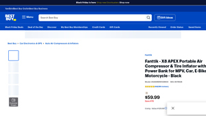 Fanttik - X8 APEX Portable Air Compressor