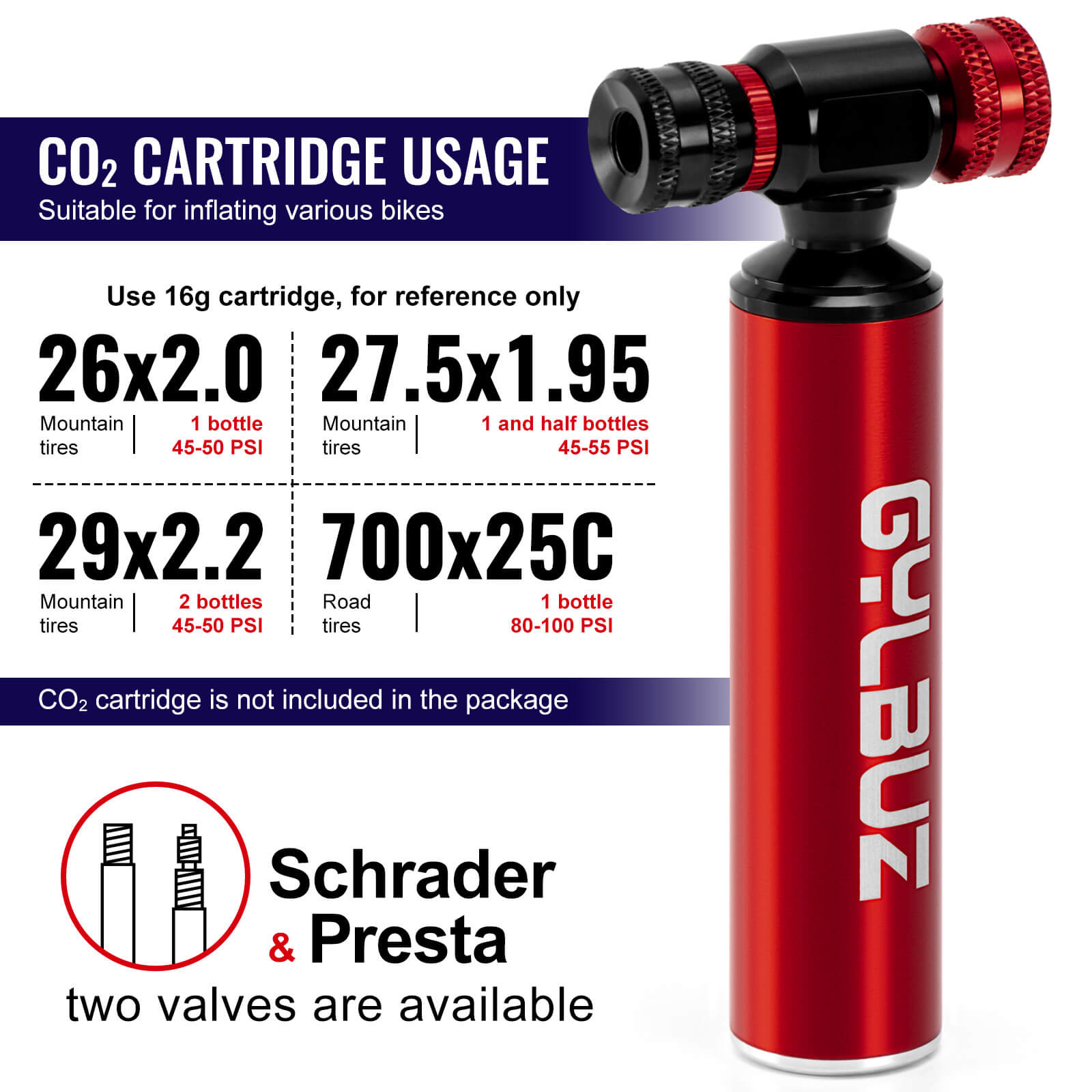 An application scenario or product detail of bicycle tire co2 inflator - Image 14