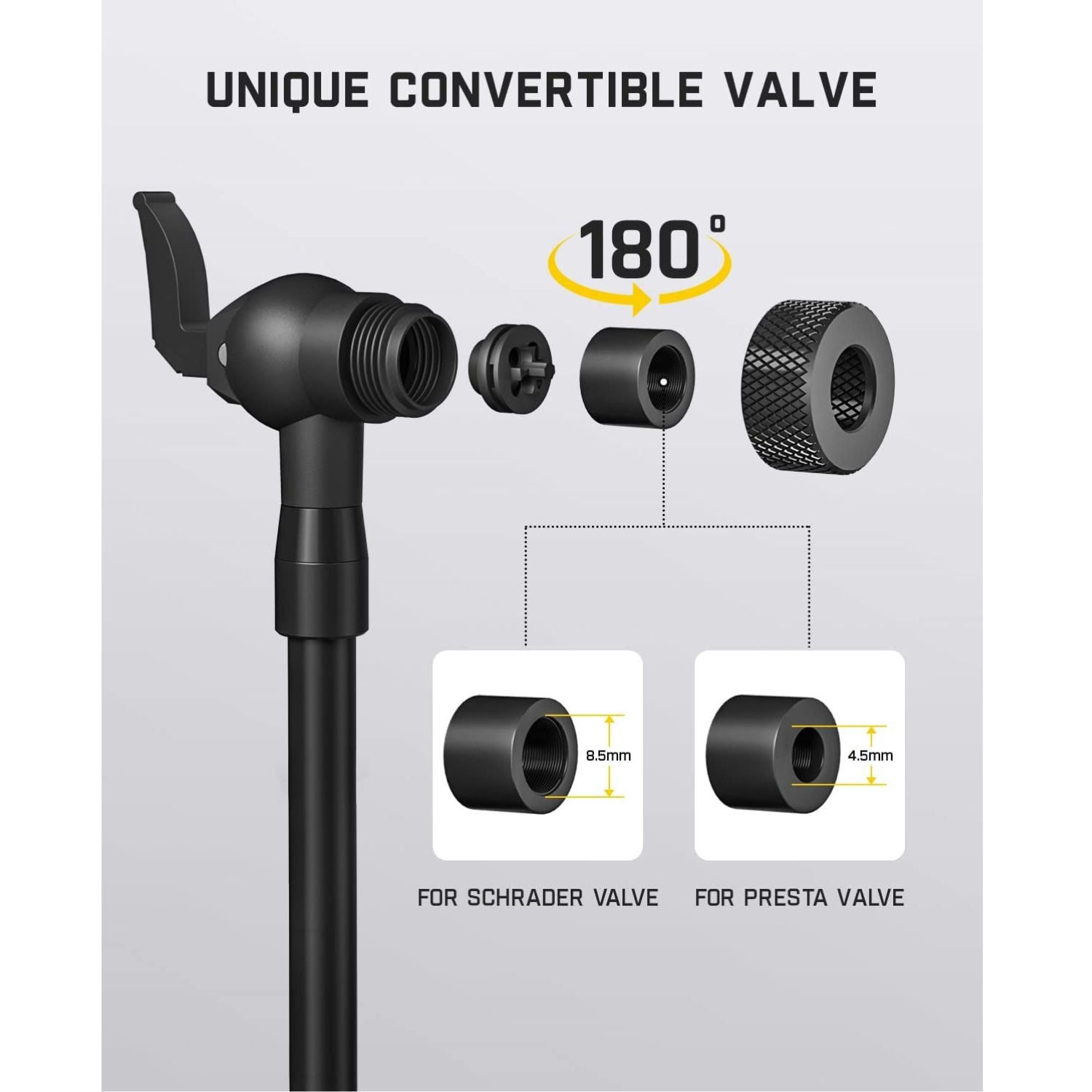 An application scenario or product detail of bicycle tire inflator adapter - Image 23