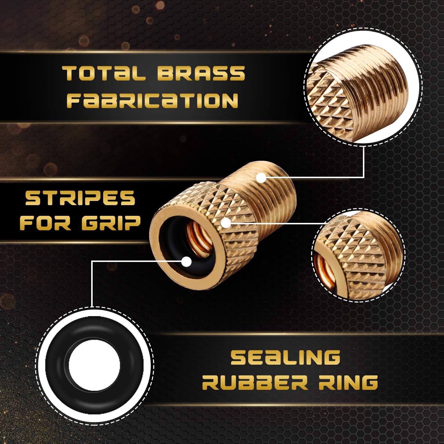 An application scenario or product detail of bike tire inflation adapter - Image 9