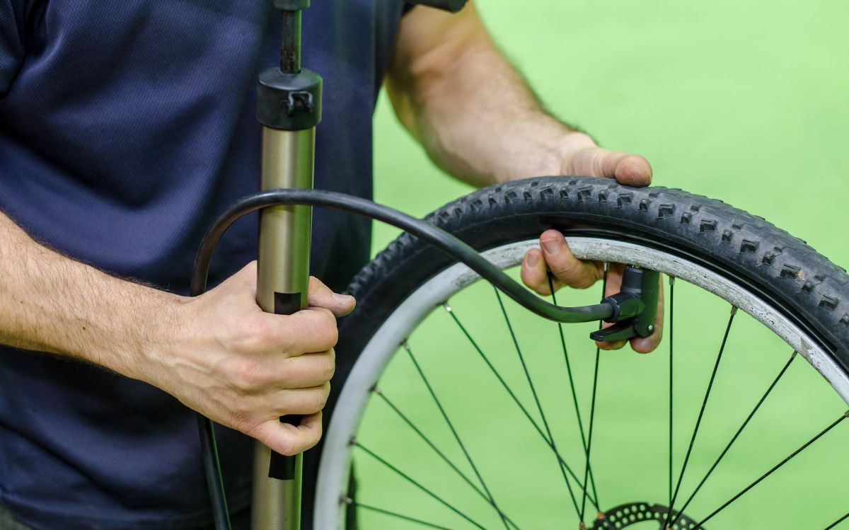 An application scenario or product detail of bike tire not inflating - Image 1