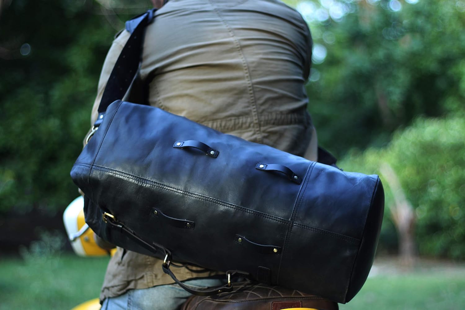 An application scenario or product detail of biker duffle bag - Image 8