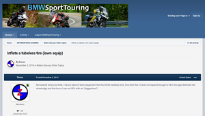 BMW - Tire Bead Sealing Solution