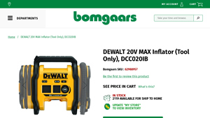 DEWALT - 20V MAX Inflator