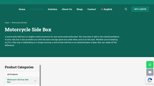 Borske - Motorcycle Side Box