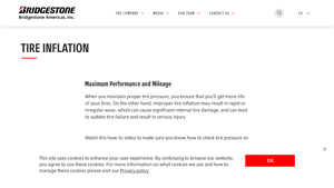 Bridgestone - Tire Inflation Tips