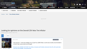 DEWALT - 20V MAX Tire Inflator