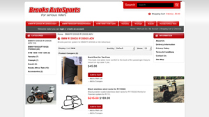 Brooks - Pannier System for BMW R1200GS