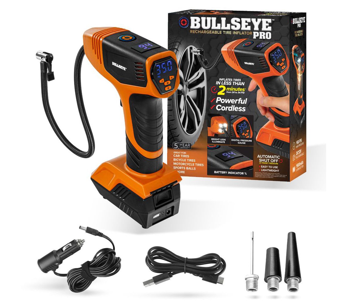 An application scenario or product detail of bullseye pro rechargeable tire inflator - Image 4