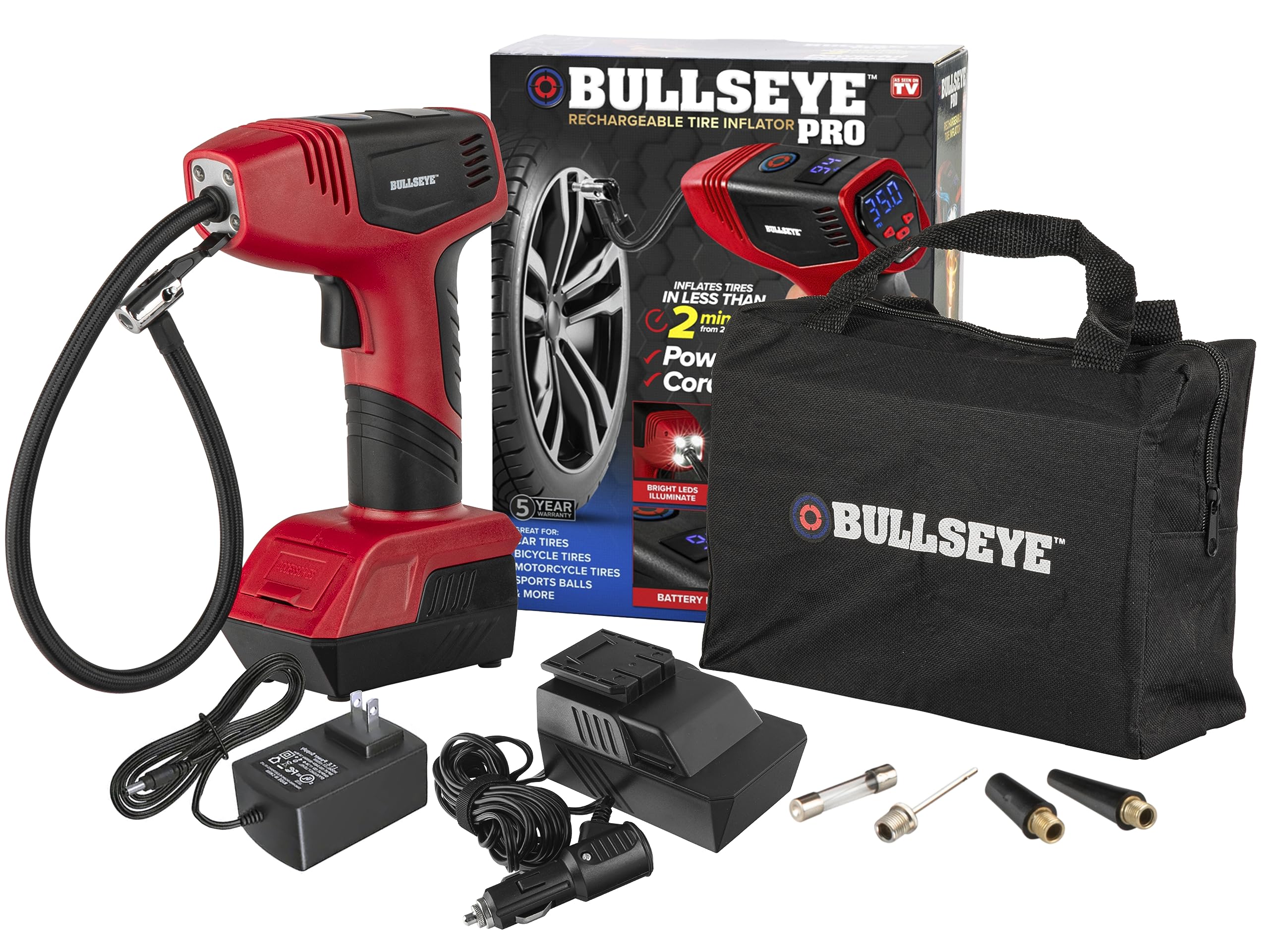 Featured image for the bullseye pro rechargeable tire inflator guide