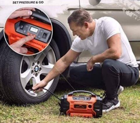 An application scenario or product detail of can a bike pump inflate a car tire - Image 14