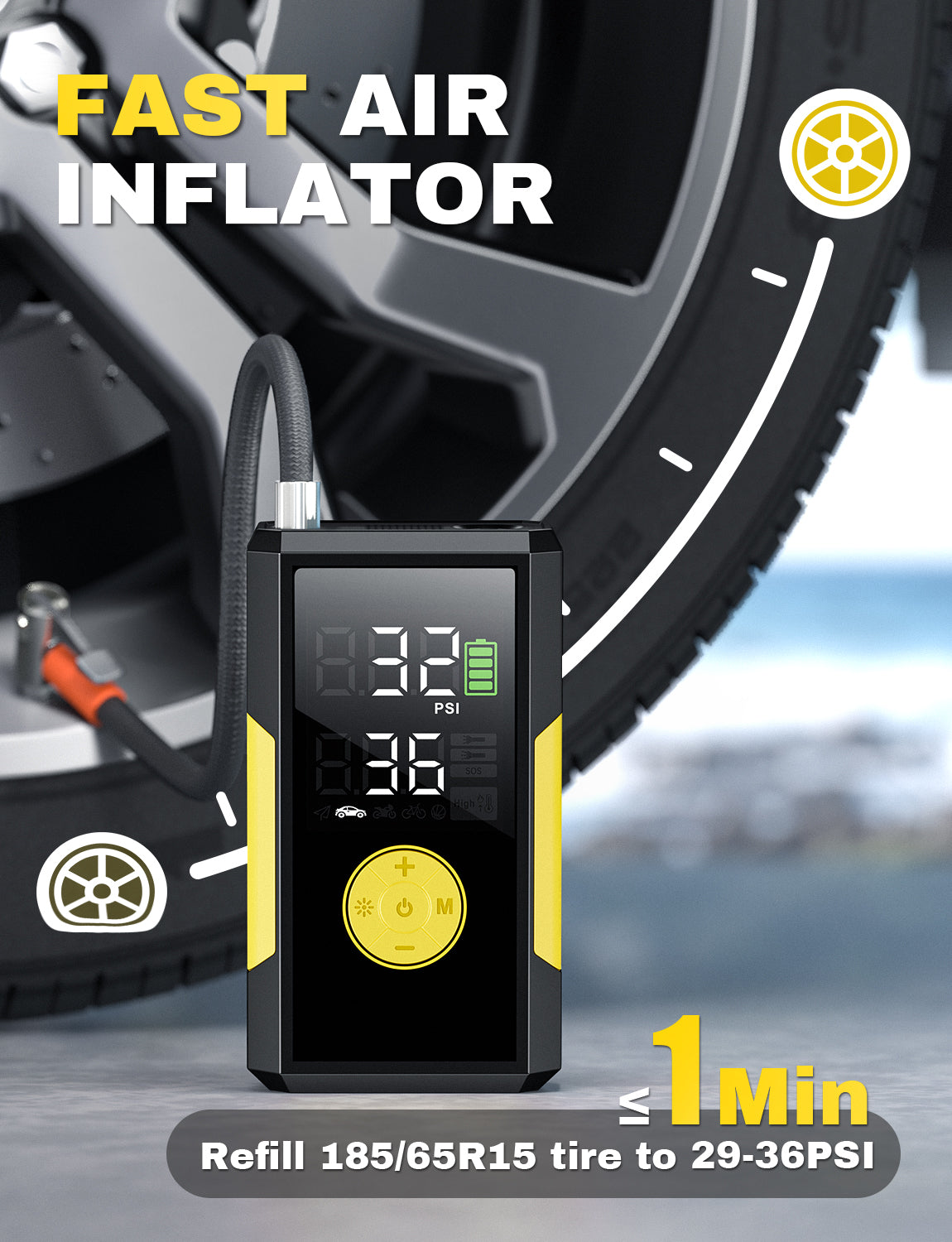 An application scenario or product detail of car air tire compressor - Image 23