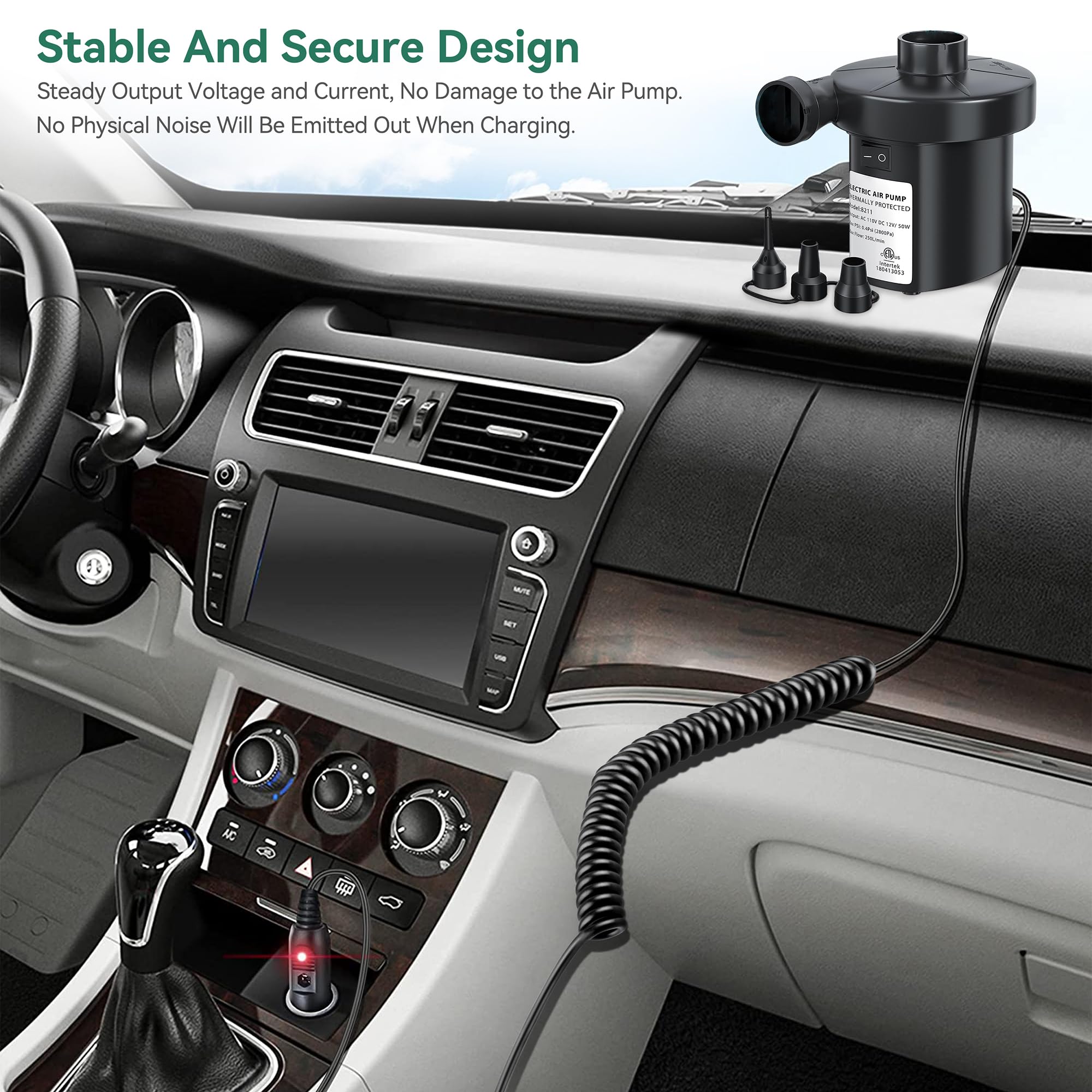 An application scenario or product detail of car charger air pump - Image 8