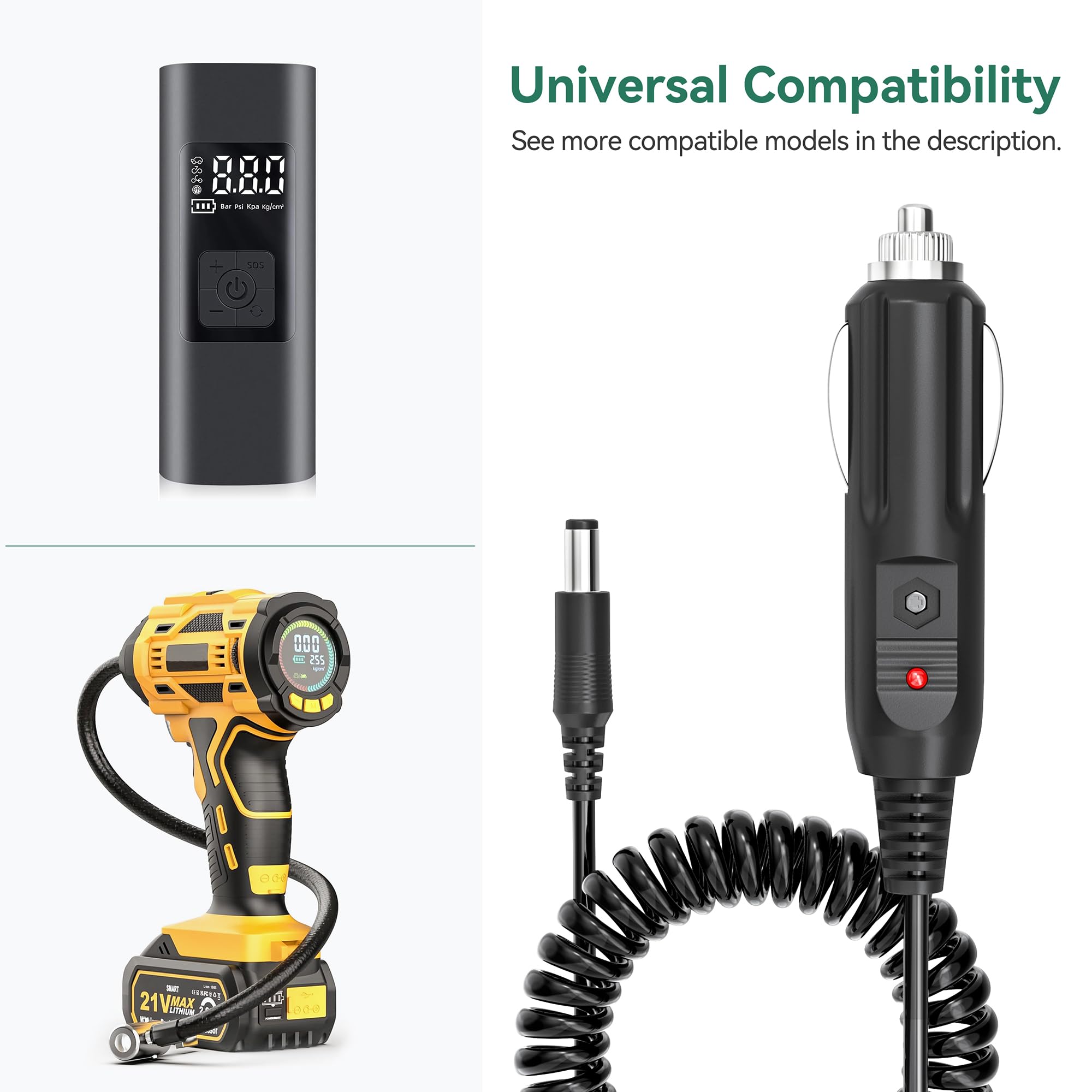 An application scenario or product detail of car charger air pump - Image 14
