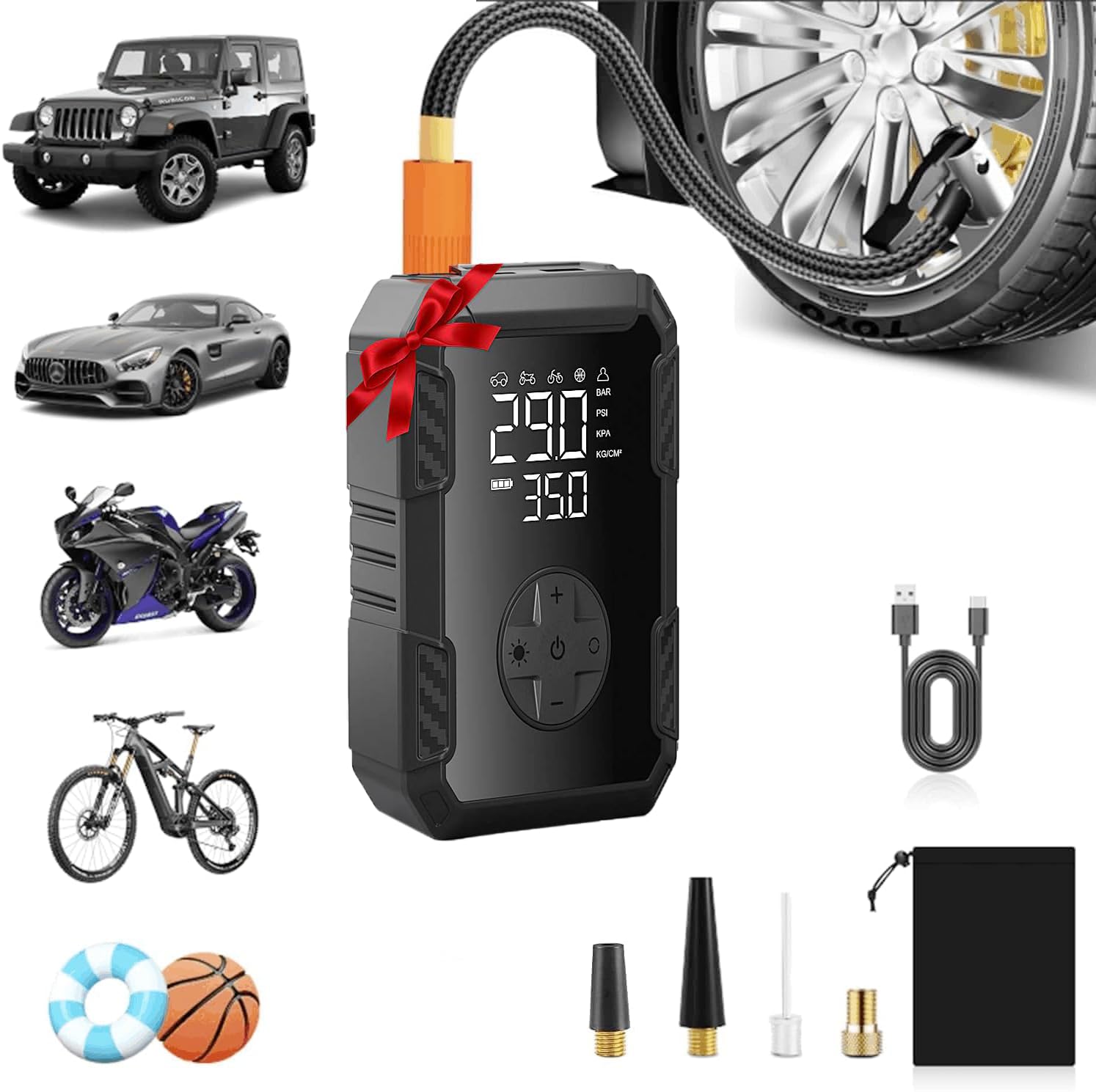 Featured image for the car tire air pump nearby guide