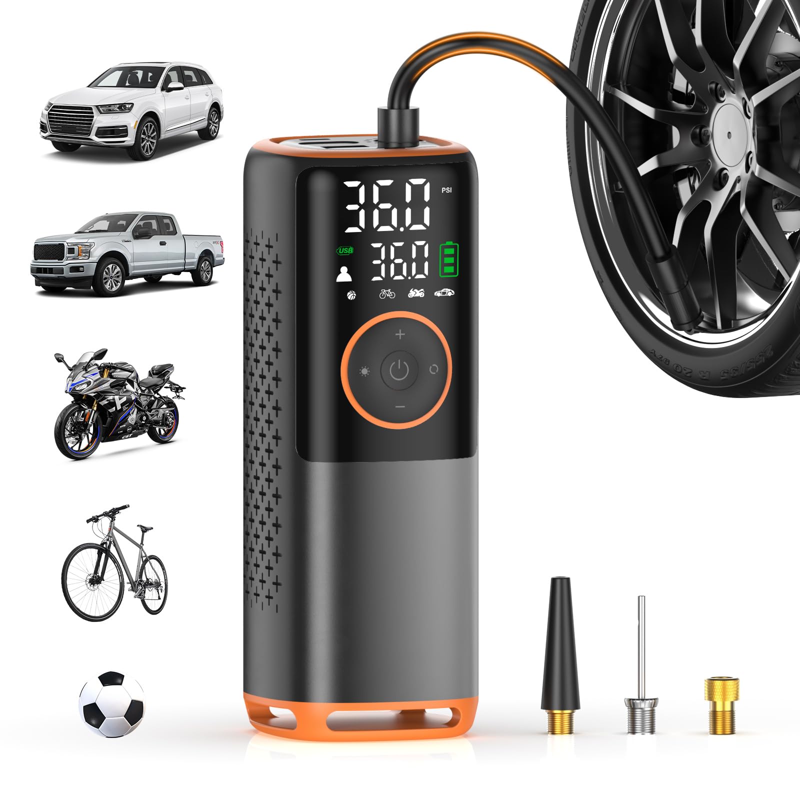 An application scenario or product detail of car tyre inflator portable - Image 6