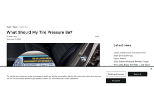 Cars.com - Recommended Tire Pressures