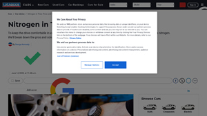 Cars - Nitrogen in Tires: Pros and Cons